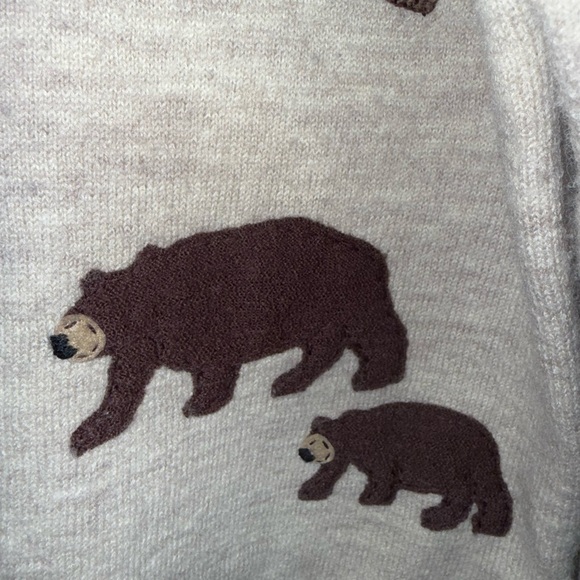 Marisa Christina Nature Print Jacket - Beige and Brown 100% wool - Picture 7 of 11